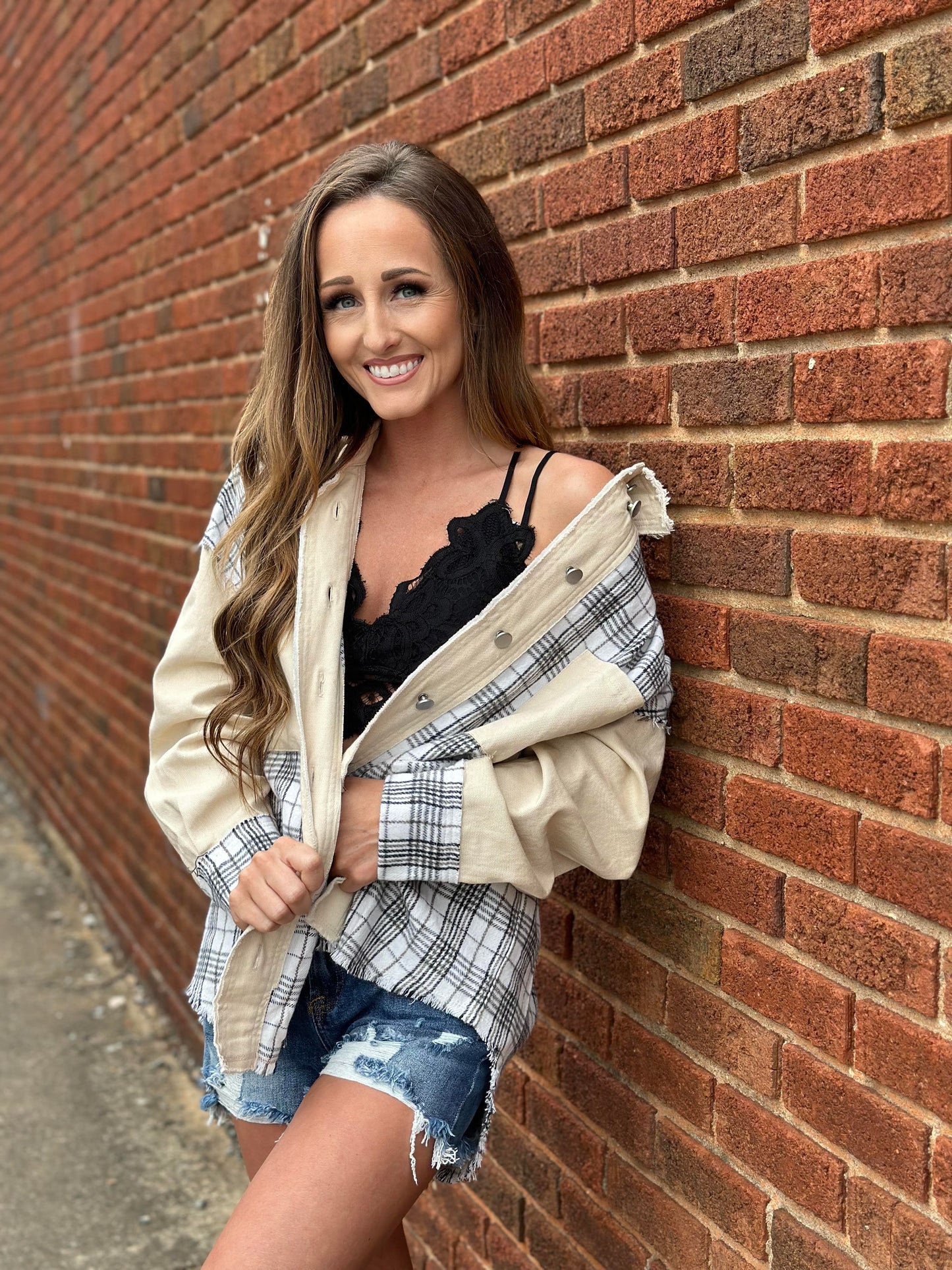 Chillin' in Style Distressed Jacket