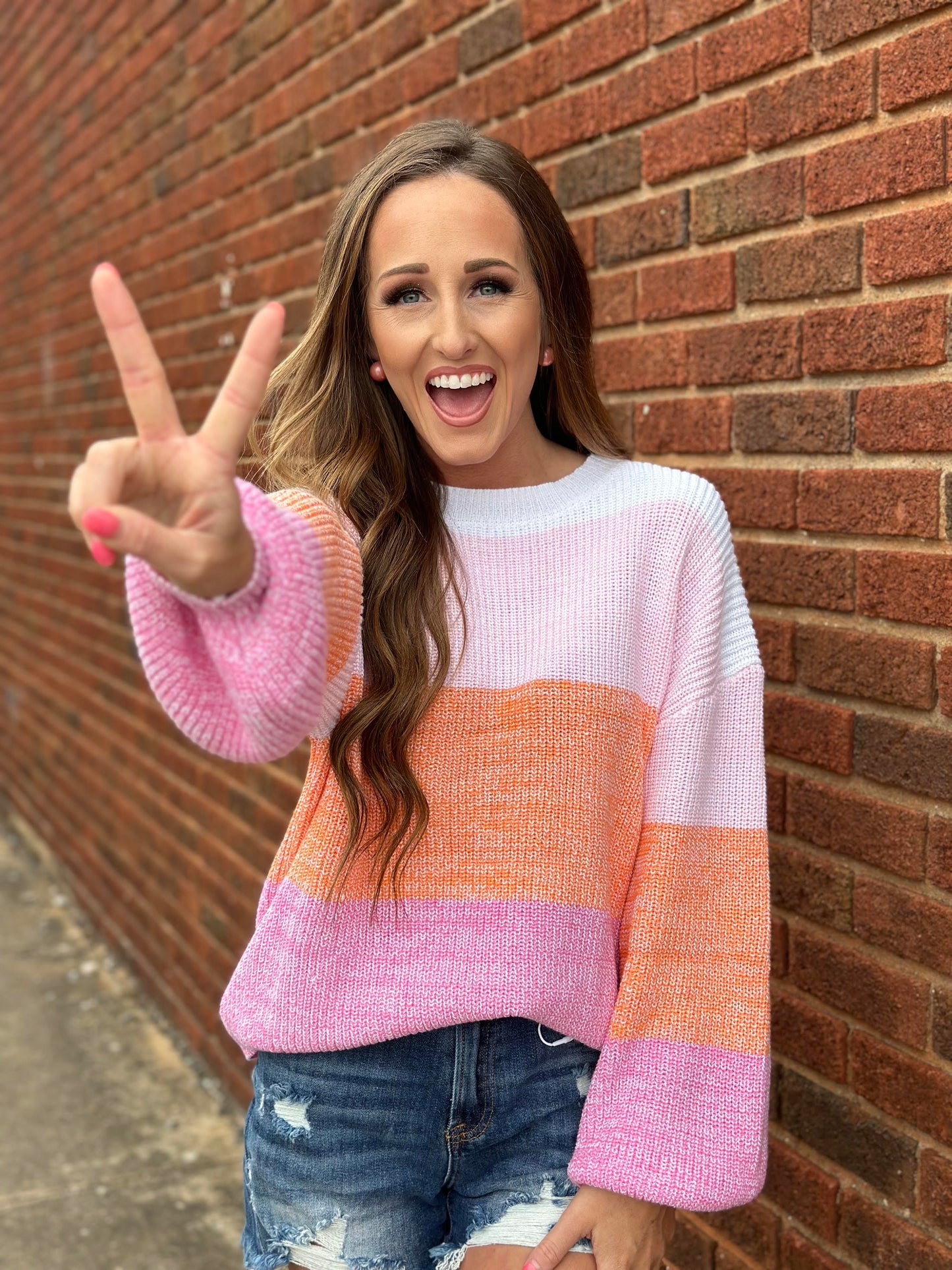 Pick Me Up Bishop Sleeve Sweater