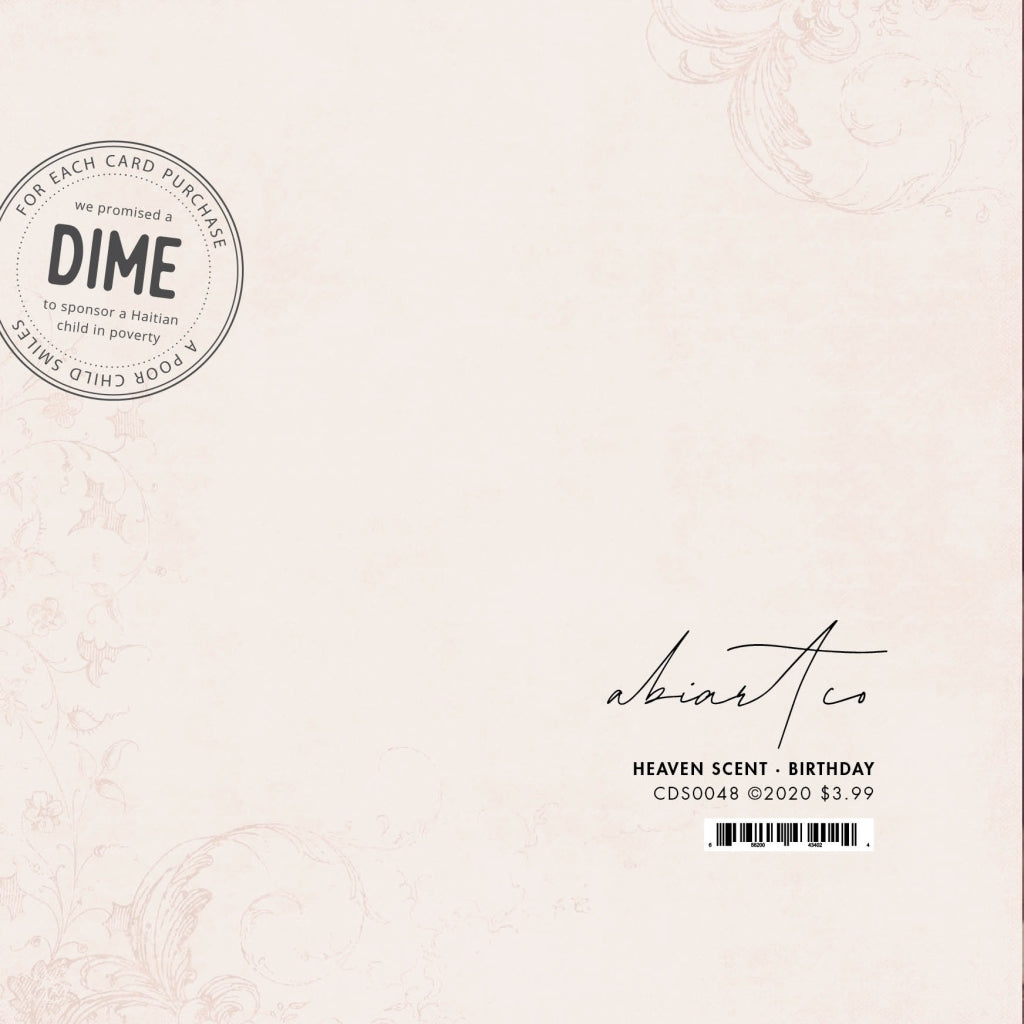 Heaven Scent Birthday Greeting Card - 6x6 Card