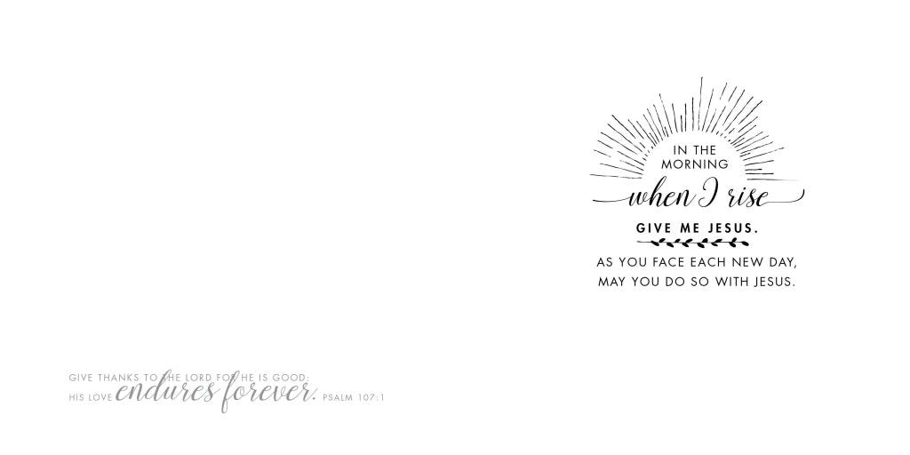 When I Rise Get Well Greeting Card - 6x6 Card