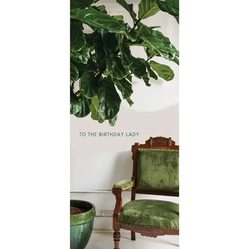 Velvet Chair - 4x9 Card