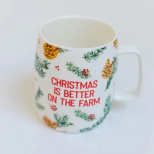 Ceramic Mug Organic Better on the Farm