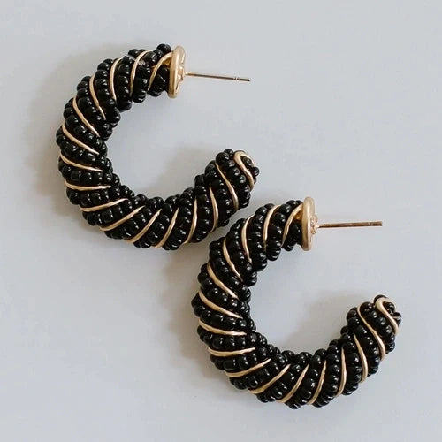 Earrings Eva Black