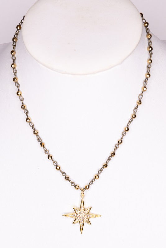 NEW 8 Point Star Necklace