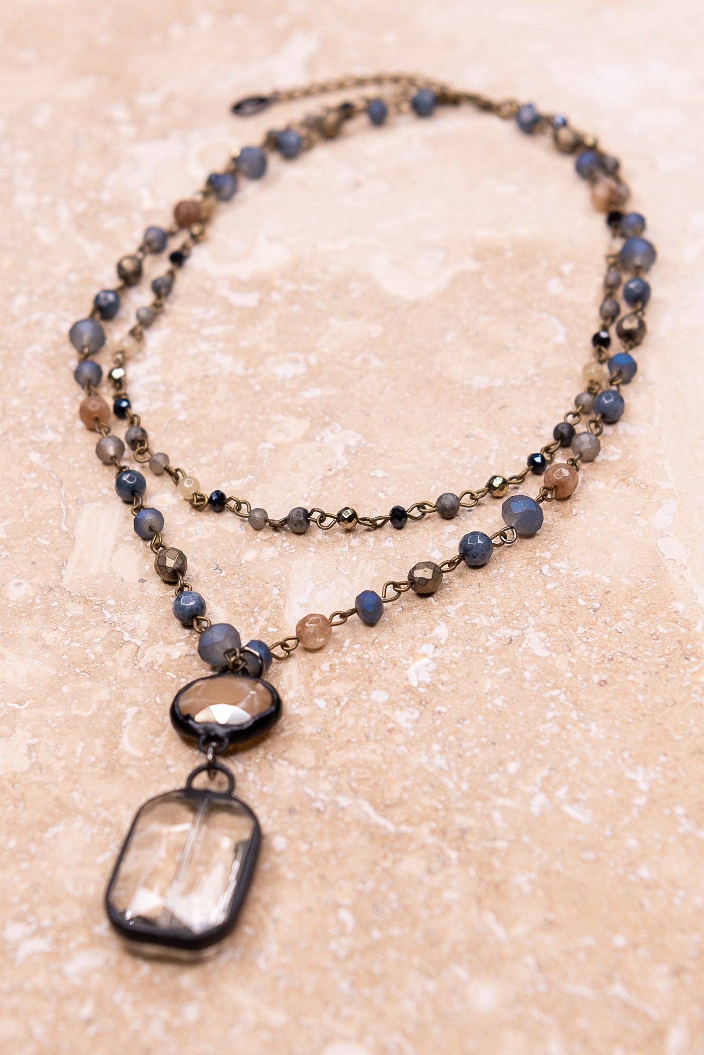 Micah Necklace Denim
