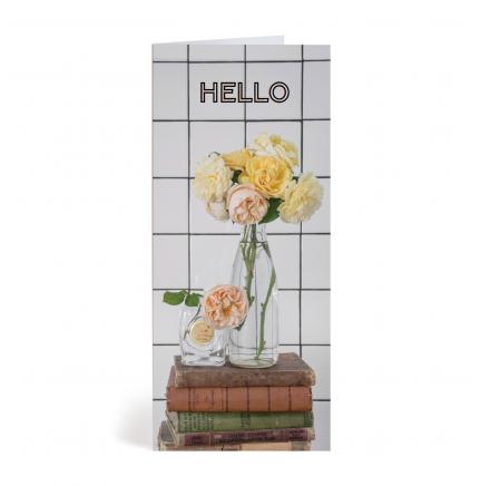 Bouquet On Books - 4X9 Card