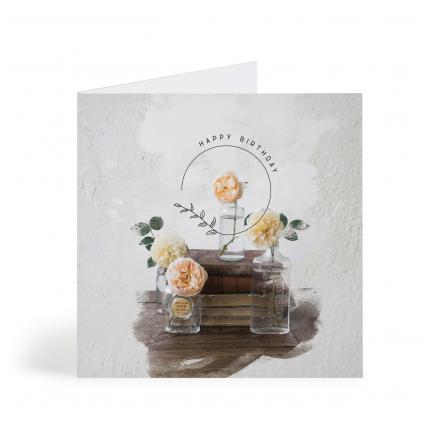 Books & Roses - 6X6 Card