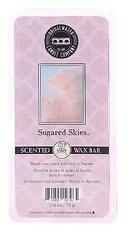 Scented Wax Bar Sugared Skies