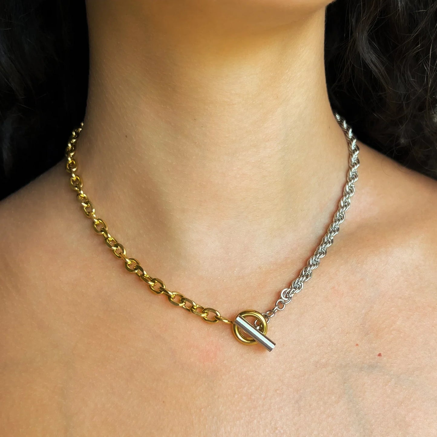 Alco Intermix Toggle Necklace