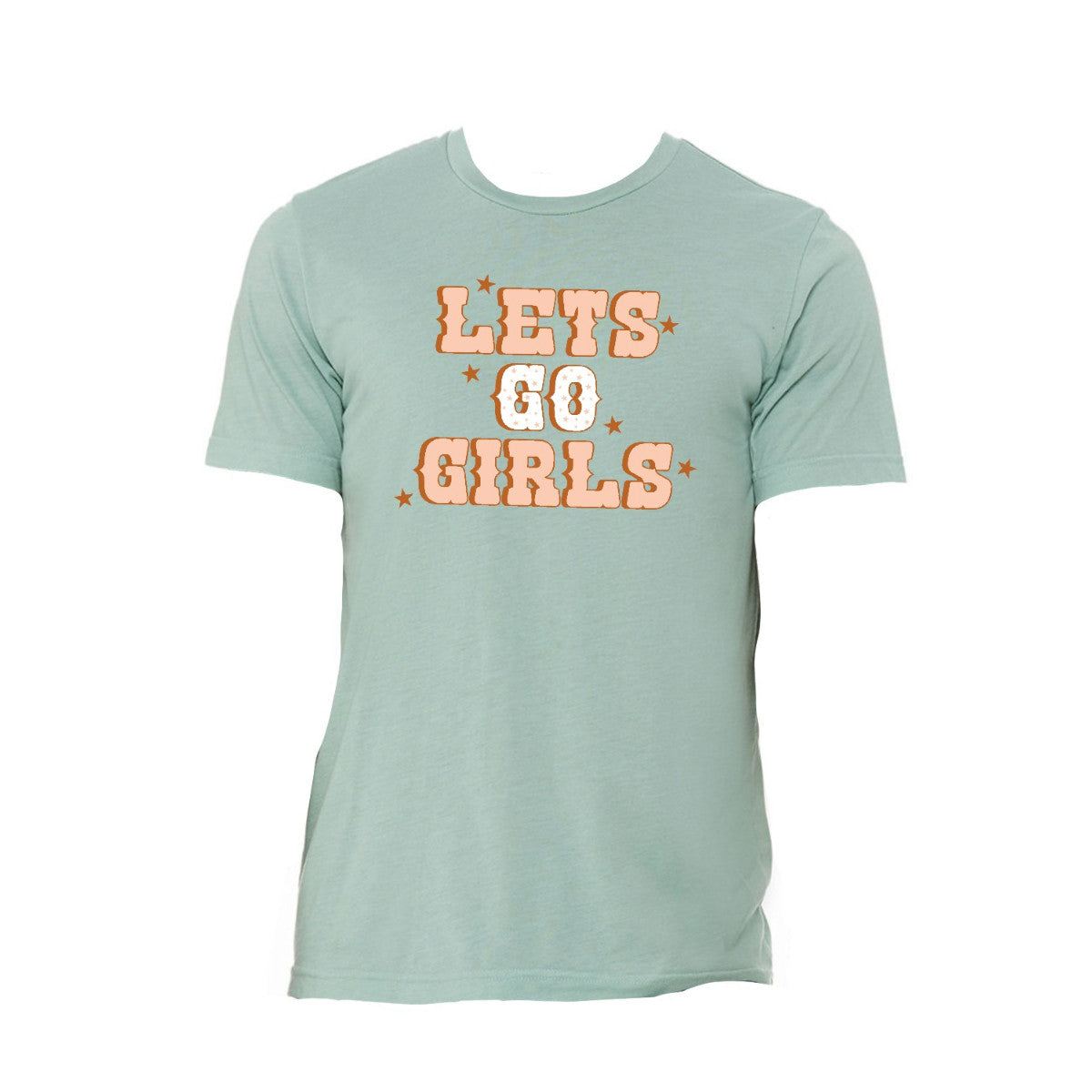 Let's Go Girls Blue Graphic Tee