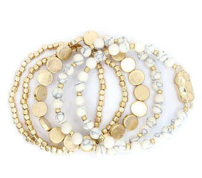 Lair Gold White Bracelet