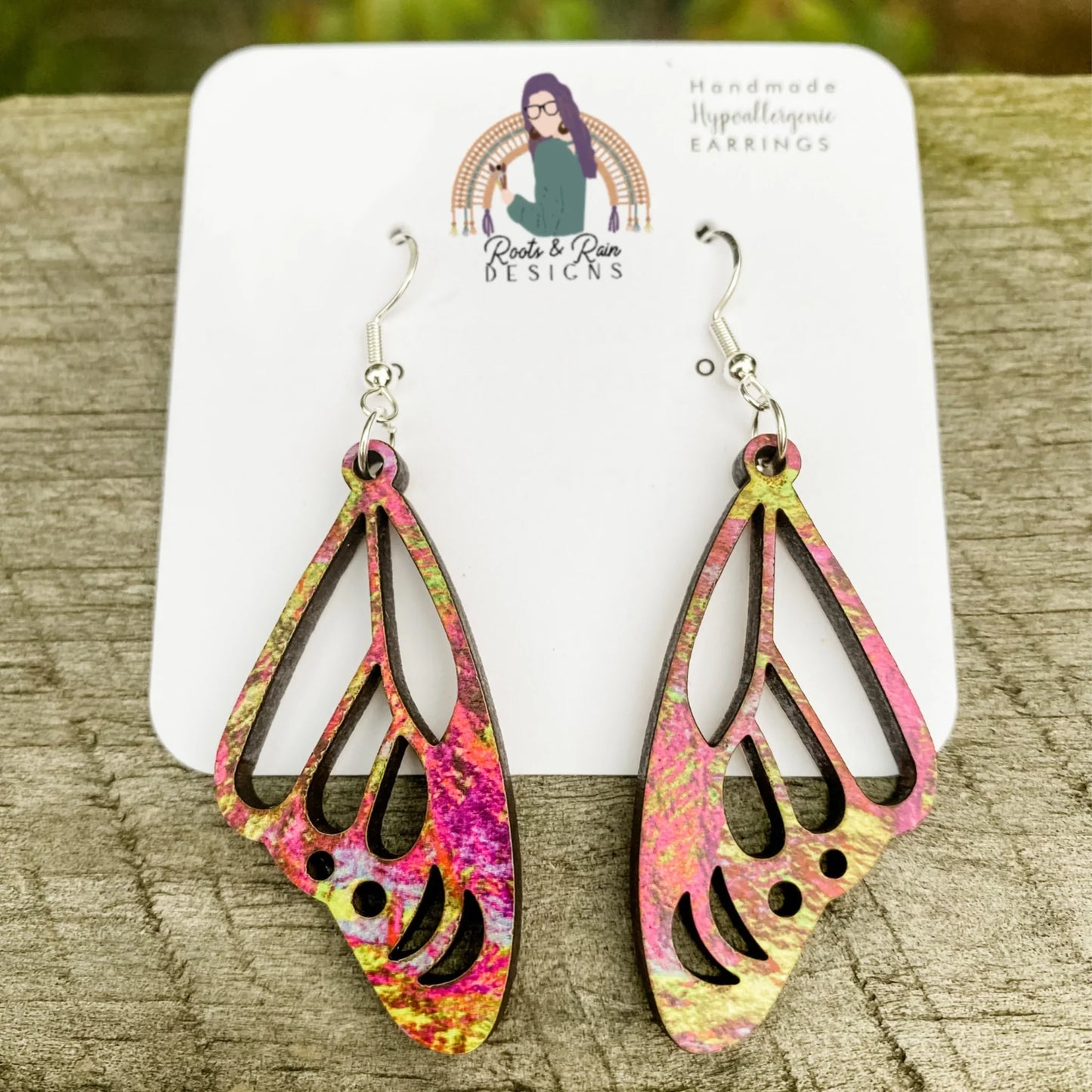 Butterfly Wings Dangle Earrings