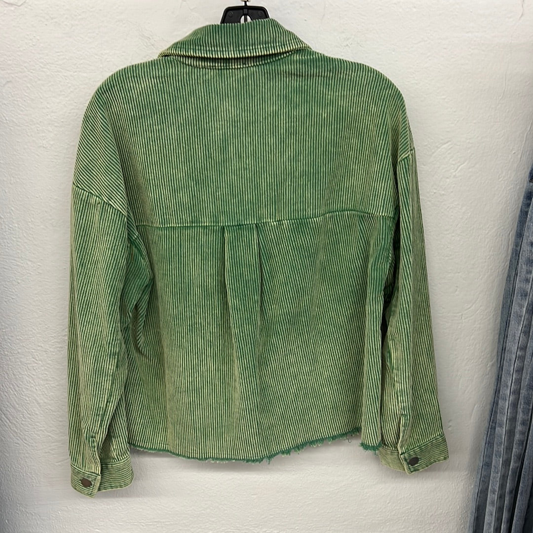 More Like You Corduroy Button Up Jacket