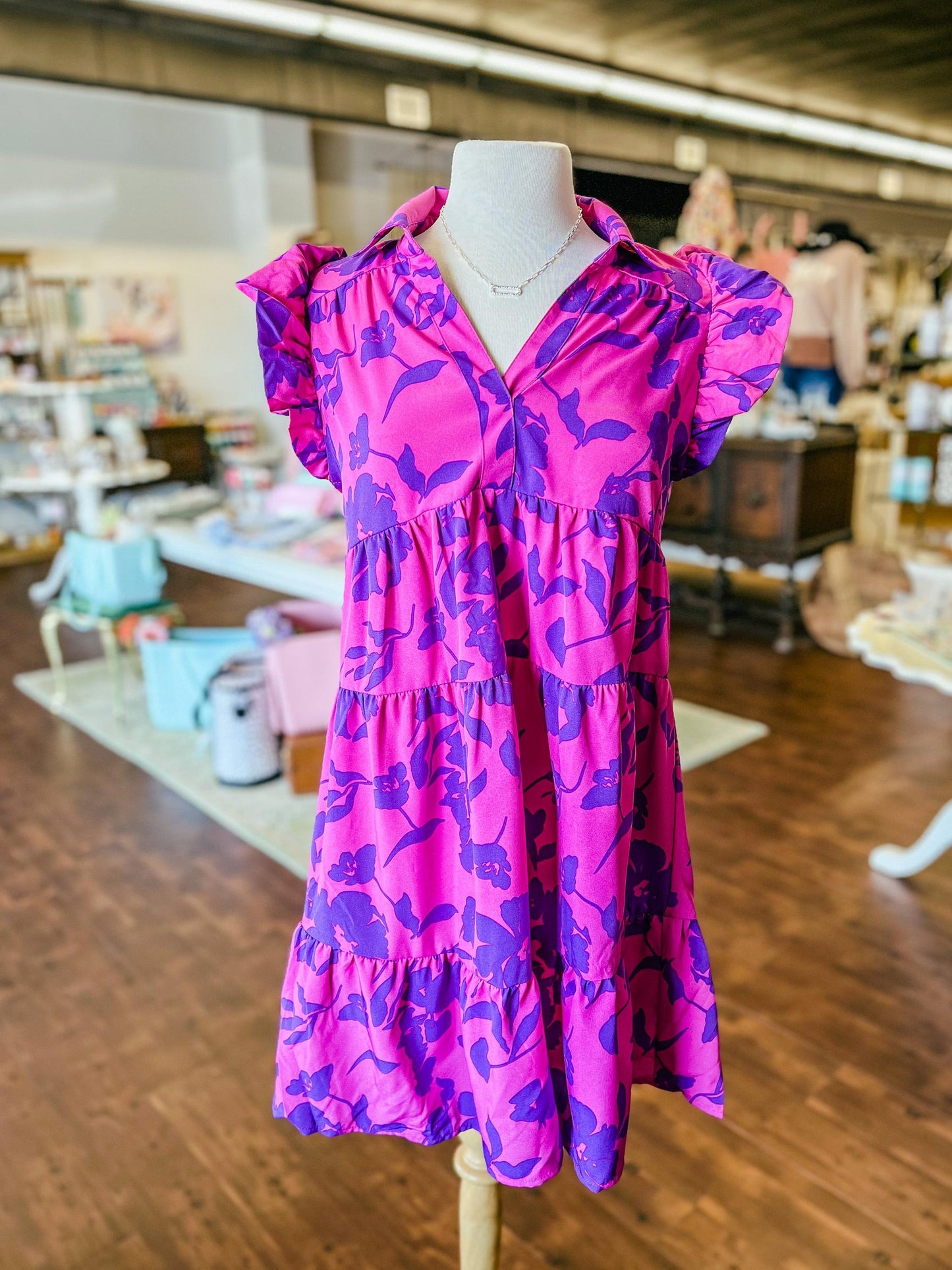 Tropical Paradise Tiered Dress