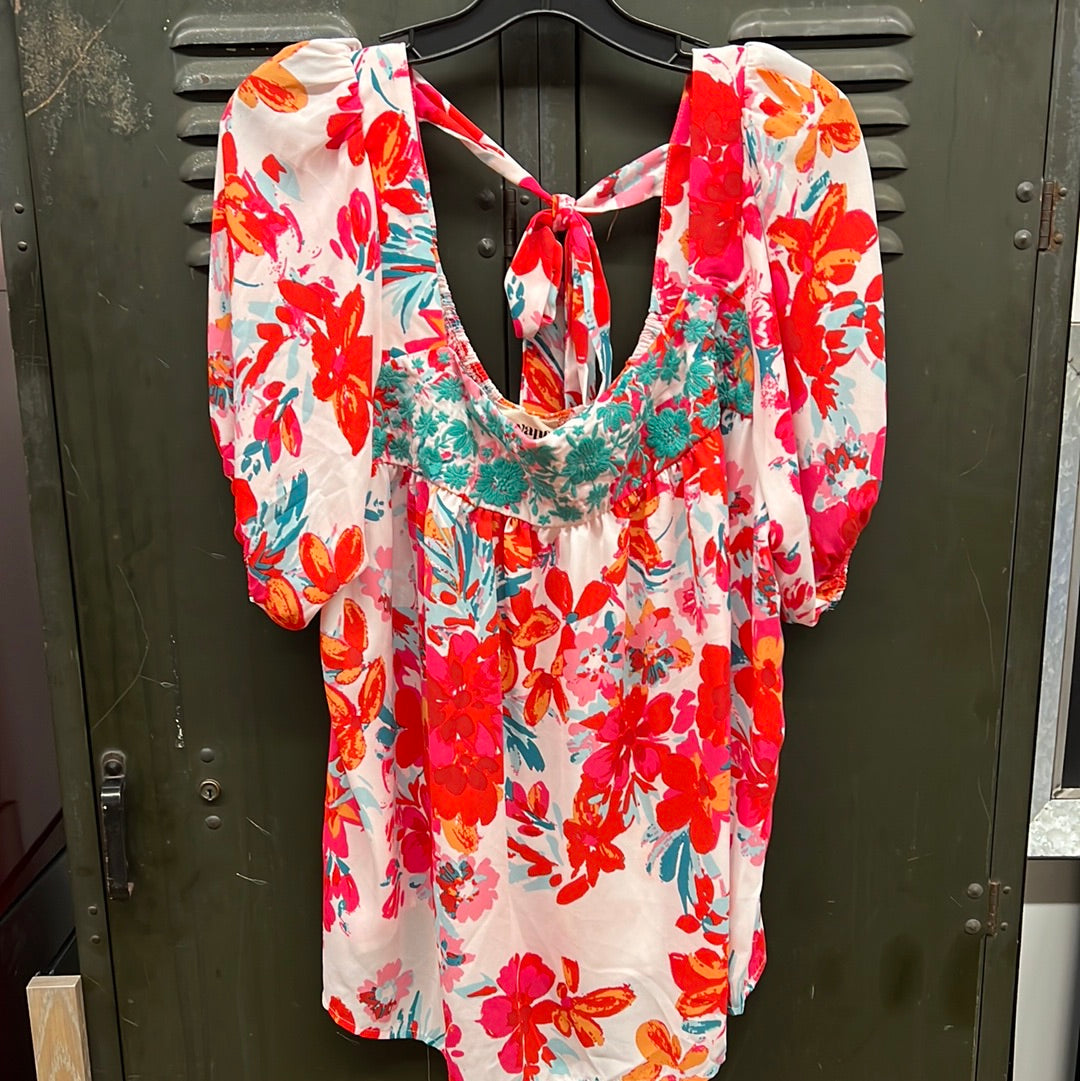 Piano Songs Puff Sleeve Blouse