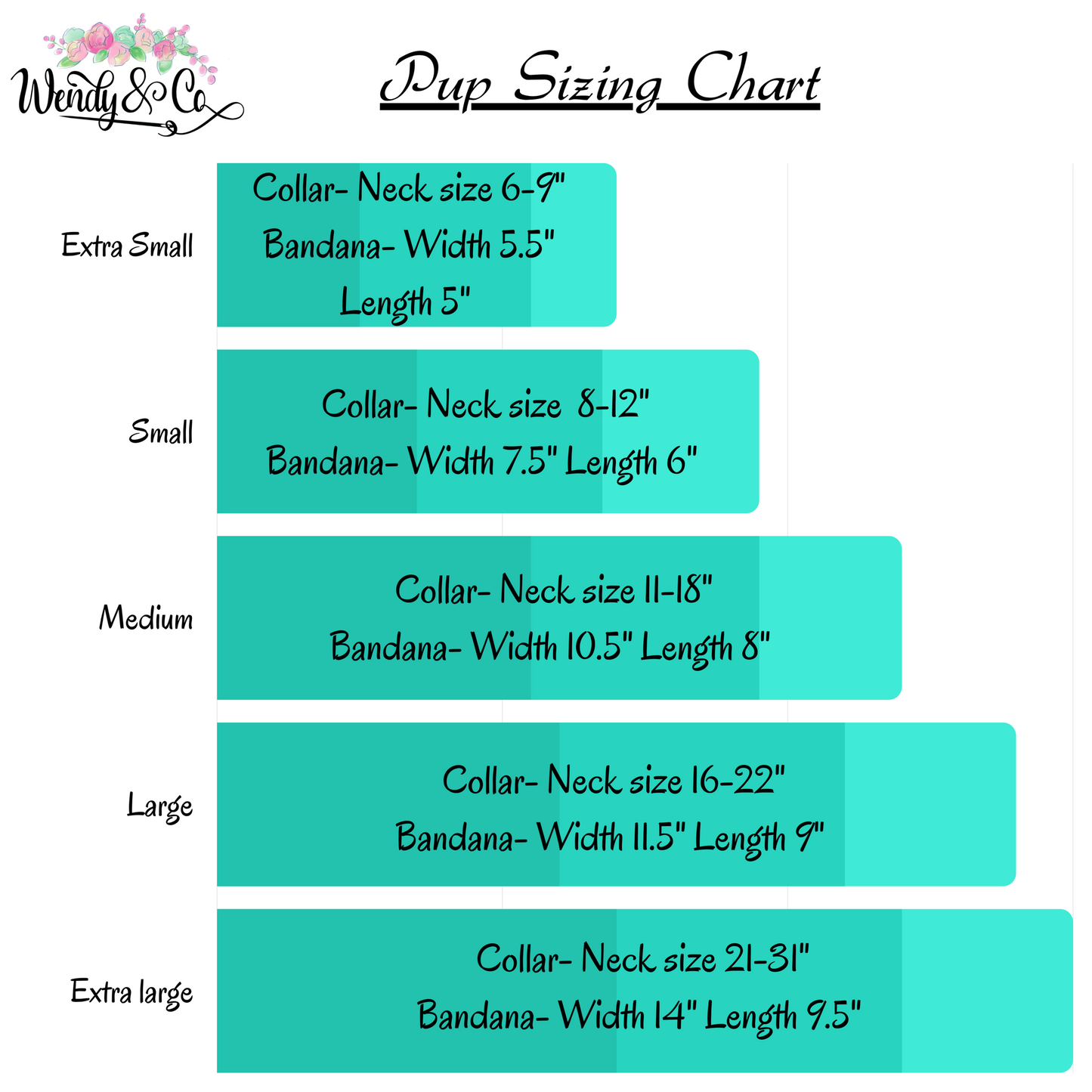 Pura Vida Dog Collar- Cyan