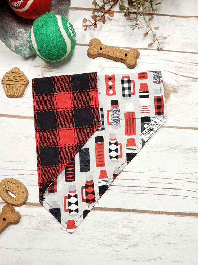 Large Dog Bandana - Buffalo Chk-Thermos