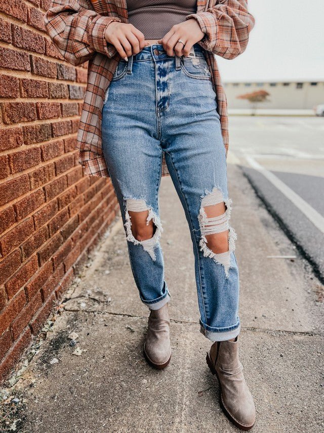 Hallie Boyfriend Judy Blue Jeans
