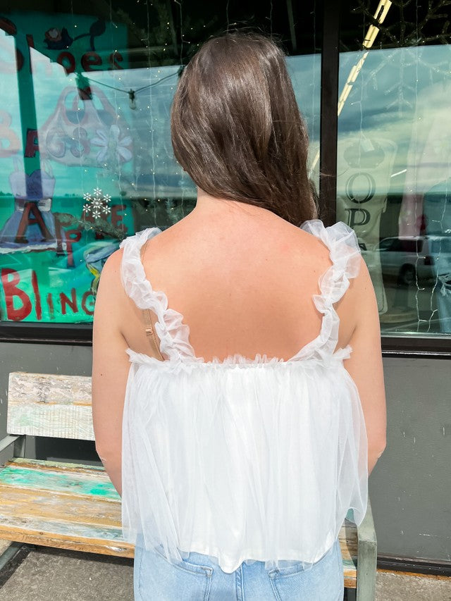 Swing Dancing Mesh Tulle Tank