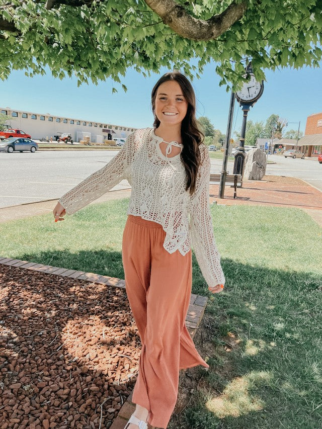 Windy Breeze Wide Leg Palazzo Pants