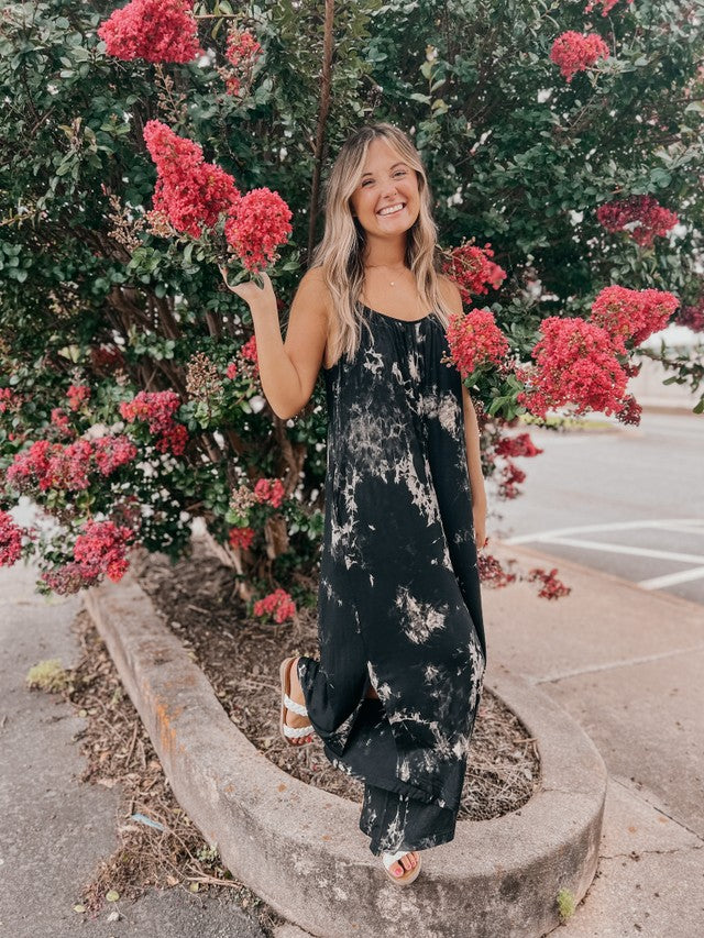 Doing The Most Jumpsuit- Black
