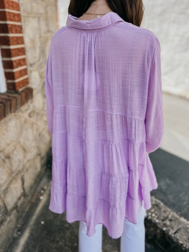 Lavender Fields Flowy Top
