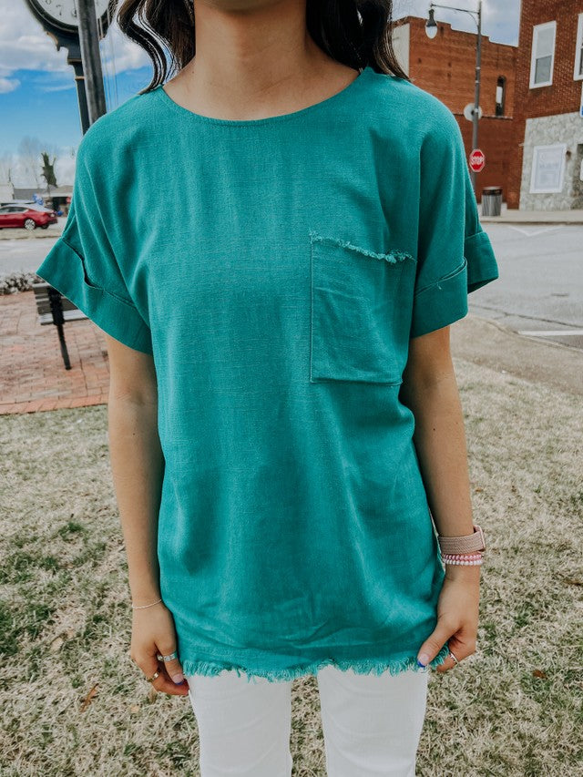 A Perfect Day Top Green