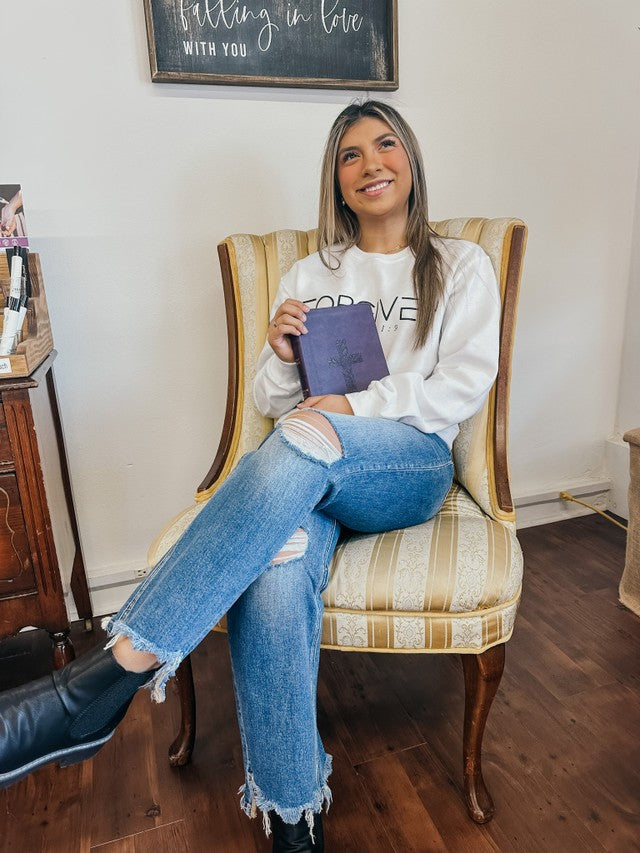 Forgiven 1 John 1:9 Sweatshirt