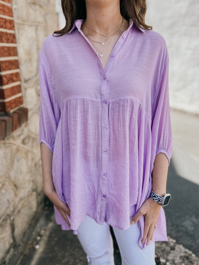 Lavender Fields Flowy Top