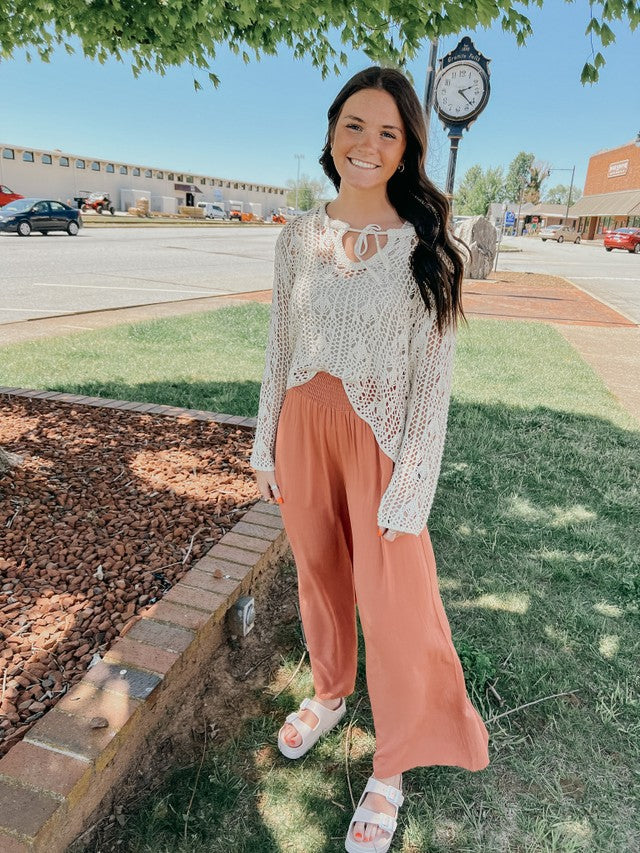 Windy Breeze Wide Leg Palazzo Pants