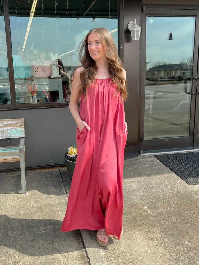 Girly Goddess Sleeveless Long Dress