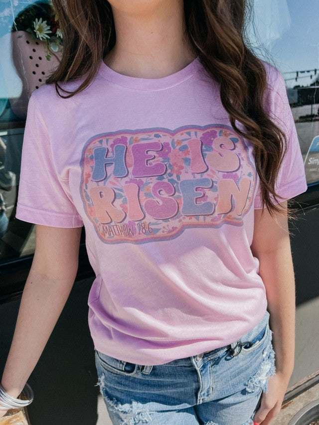 He Is Risen Tee
