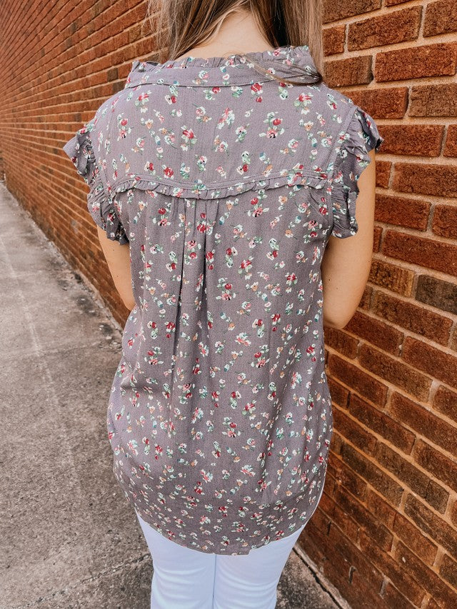 Fun & Flirty Floral Top