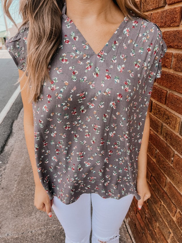 Fun & Flirty Floral Top