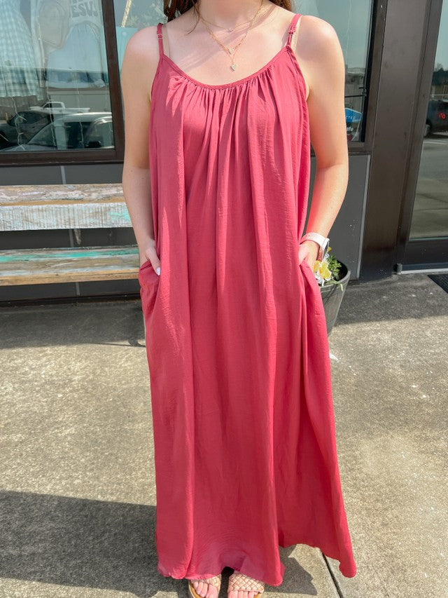 Girly Goddess Sleeveless Long Dress