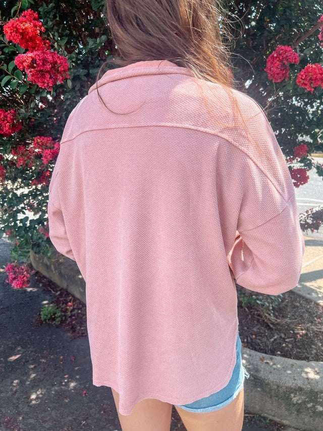 Taste Of Sunshine Shacket Rose