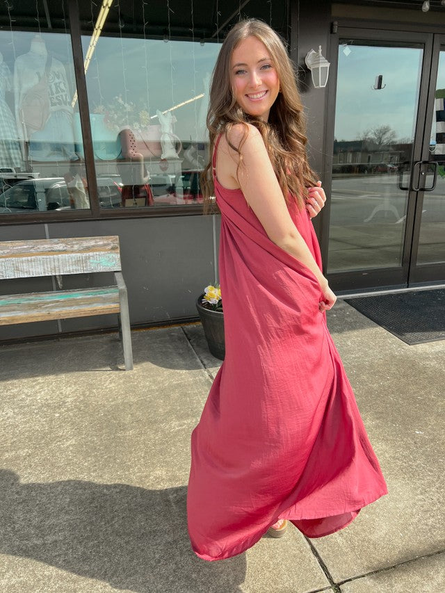 Girly Goddess Sleeveless Long Dress