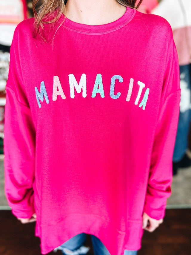 Mamacita Sweatshirt Pink