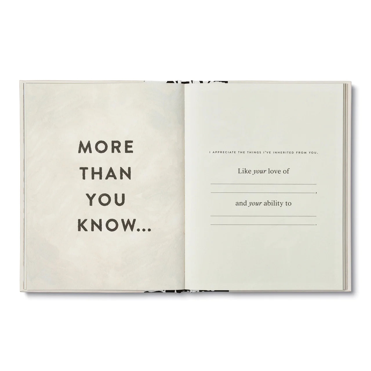 Mom, More than you know