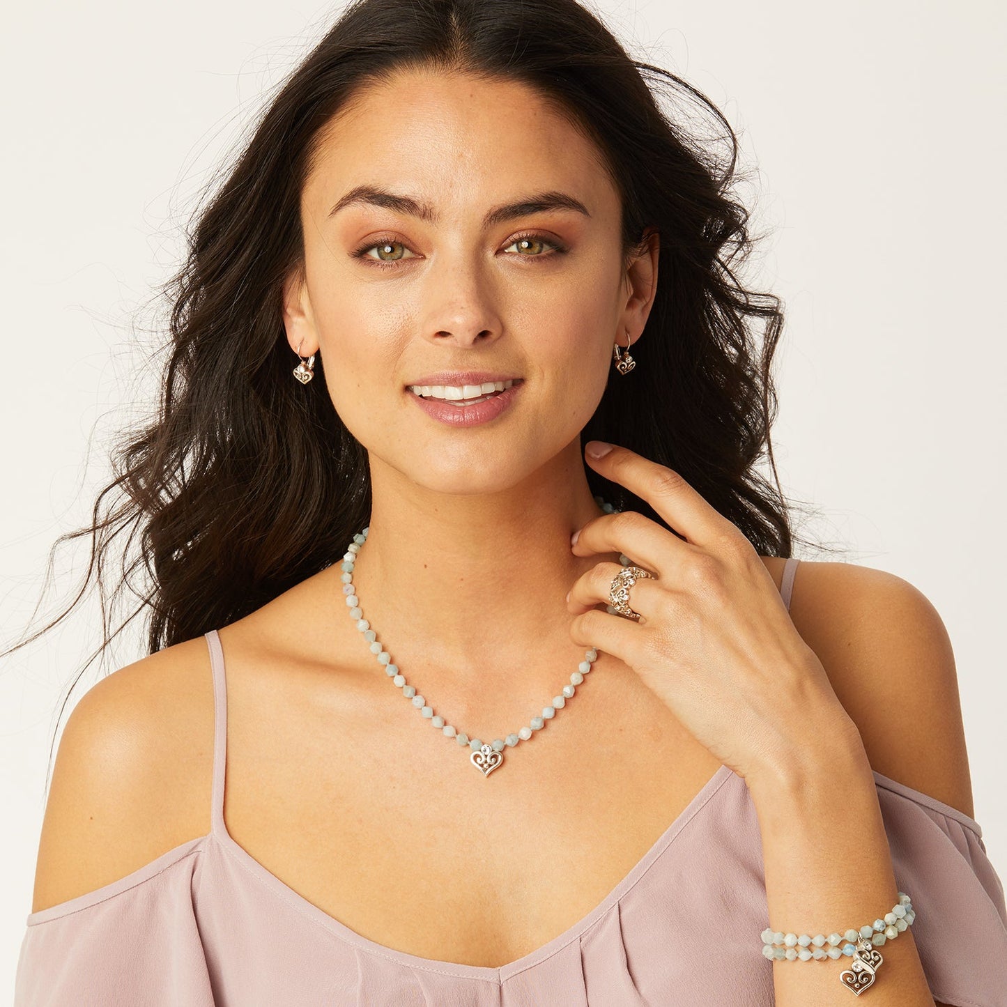 Brighton Alcazar Heart Rings