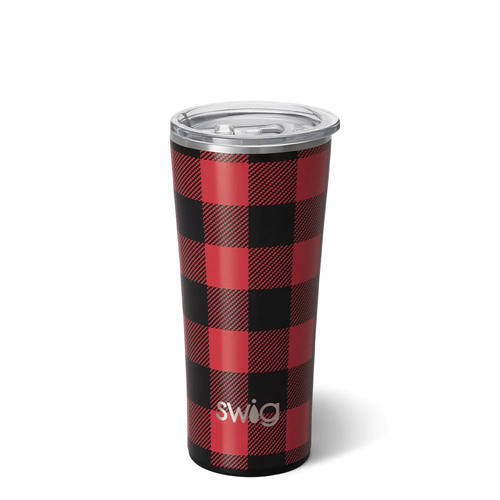 Buffalo Plaid Tumbler (22oz)