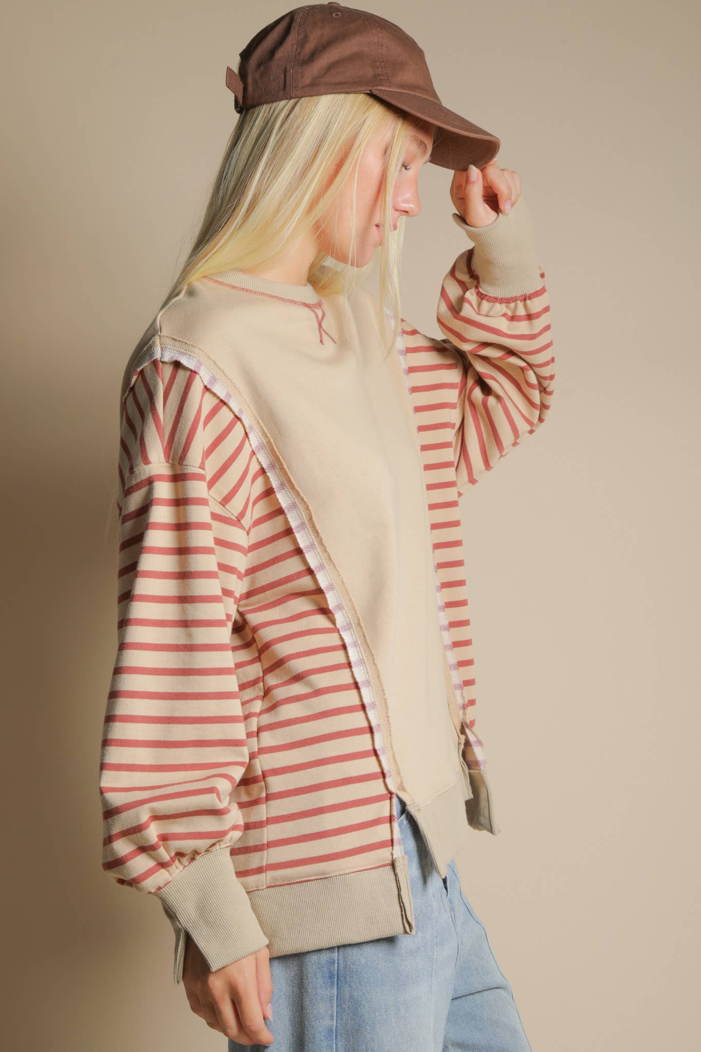 Sweetheart Stripe Pullover