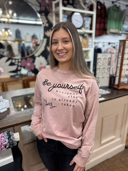 Be Yourself Long Sleeve Tee