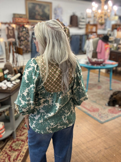 Botanic Drift Top | Green