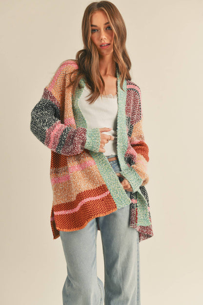 Sunset Ridge Striped Cardigan