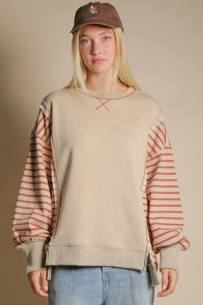 Sweetheart Stripe Pullover