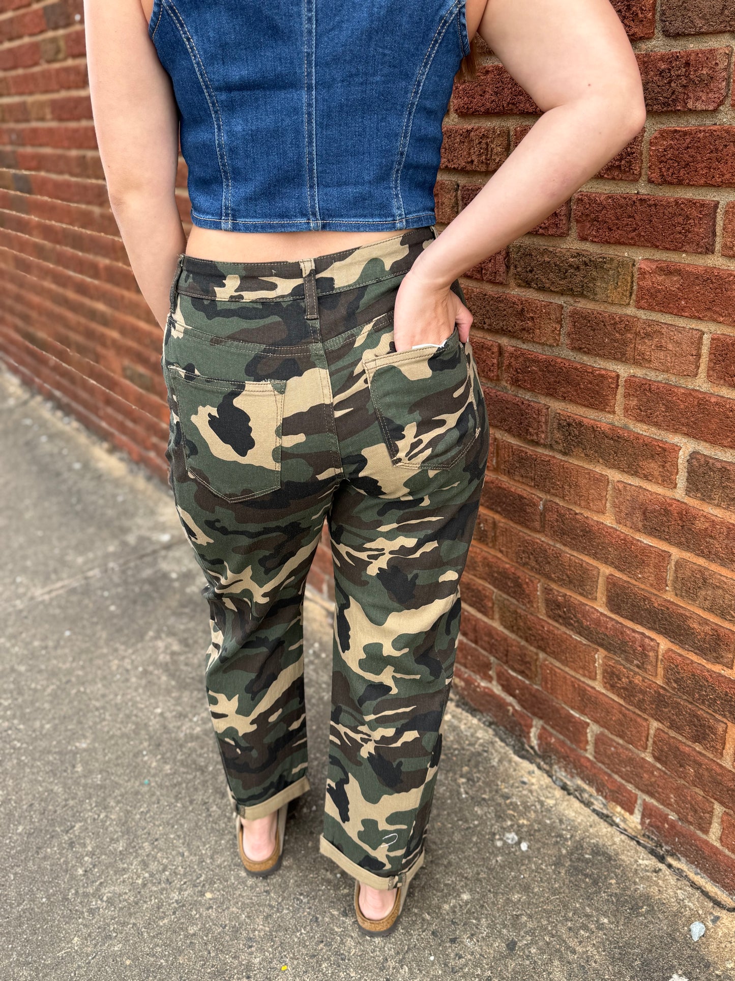 Camo Barrel Pants