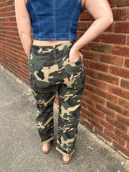 Camo Barrel Pants