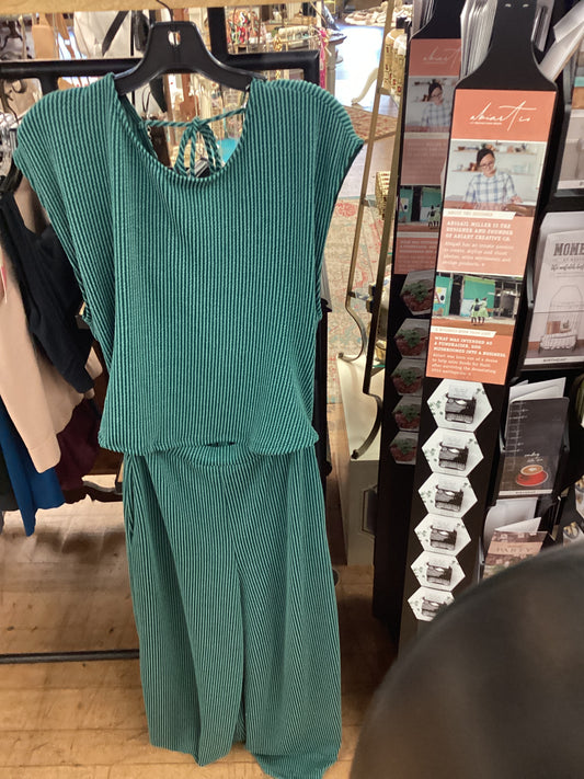 EMR remix Green jumpsuit M