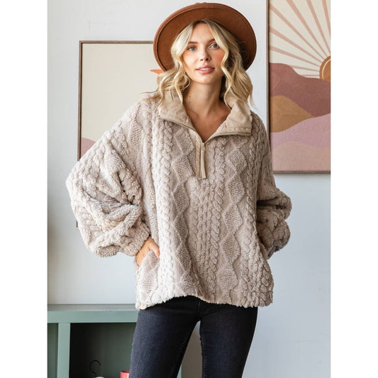 Argyle Luxe Pullover